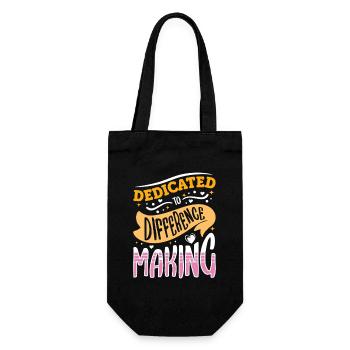 Gifts for ESE Teachers - Gift Bag for Bottles - black - Front