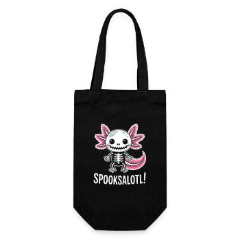 Spooksalot Skeleton Dragon - Gift Bag for Bottles - black - Front