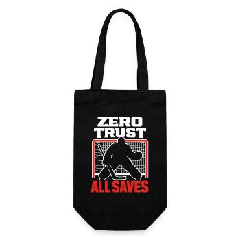 Hockey Goalie Gift Goalie Life Hockey Goalie - Gift Bag for Bottles - black - Front