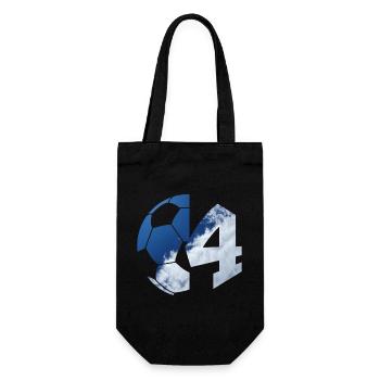 NON. 4 FOOTBALLEUR NUMÉRO 4 FOOTBALL 4E ANNIVERSAIRE - Sac à bouteille - noir - Devant