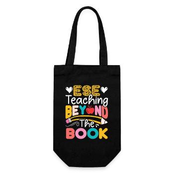 Gifts for ESE Teachers - Gift Bag for Bottles - black - Front