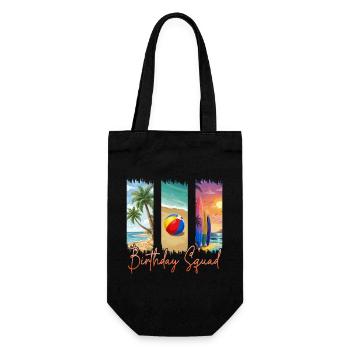 Birthday Squad Beach Summer Cruise - Gift Bag for Bottles - black - Front