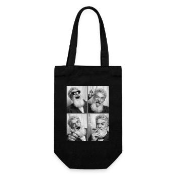 John Brown Fotostreifen - Geschenkbeutel für Flaschen - Schwarz - Vorne