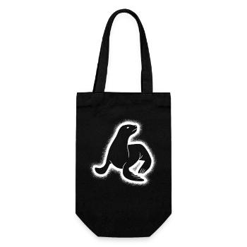 Seal Seal Children Boys Men Seals - Gift Bag for Bottles - black - Front