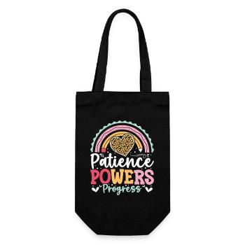 Gifts for ESE Teachers - Gift Bag for Bottles - black - Front