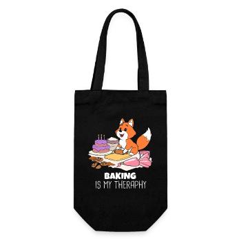 Fuchs Baking Therapy: Cakes & Cookies - Gift Bag for Bottles - black - Front