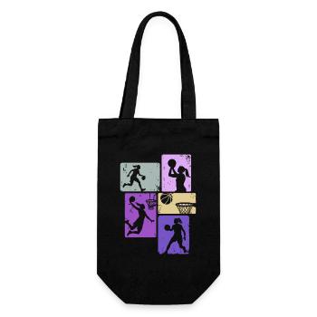 Basketball Girls Basketball Women - Gift Bag for Bottles - black - Front