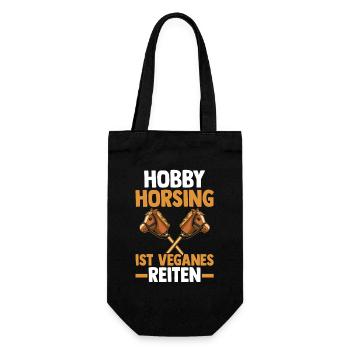Steckenpferd Hobbyhorse Hobby Horsing - Gift Bag for Bottles - black - Front