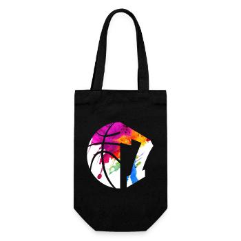 NR. 7 BASKETBALL NUMMER 7 BASKETBALL 7. GEBURTSTAG - Geschenkbeutel für Flaschen - Schwarz - Vorne
