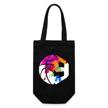 NR. 9 BASKETBALL NUMMER 9 BASKETBALL 9. GEBURTSTAG - Geschenkbeutel für Flaschen - Schwarz - Vorne