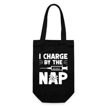 Anesthesiologist Charge The Nap Anesthesia - Gift Bag for Bottles - black - Front