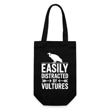 Vulture Sayings Vulture Funny Vulture Gift - Gift Bag for Bottles - black - Front