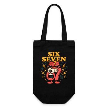 Six Seven 67 Italian Brainrot Nerd Humour Drôle - Sac à bouteille - noir - Devant