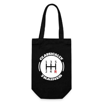 Manual Cars Enthusiast - Manual Gears for Manual C - Gift Bag for Bottles - black - Front