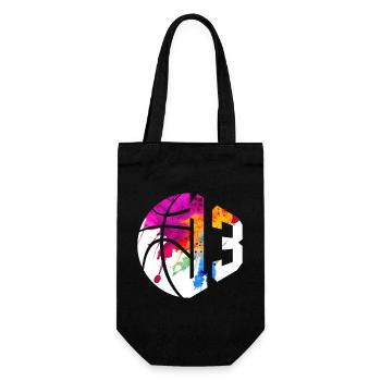NO. 13 NUMBER 13 BASKETBALL 13TH BIRTHDAY - Gift Bag for Bottles - black - Front