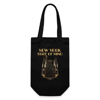 Statue de la Liberté de New York Vintage USA - Sac à bouteille - noir - Devant