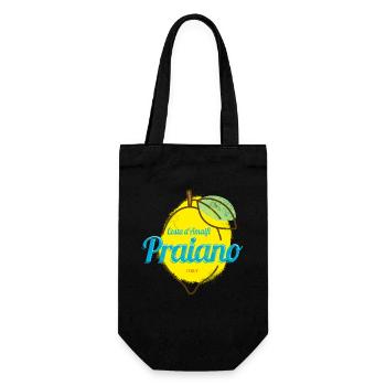 Praiano Costa d'Amalfi Lemon Italy Amalfi Coast - Gift Bag for Bottles - black - Front