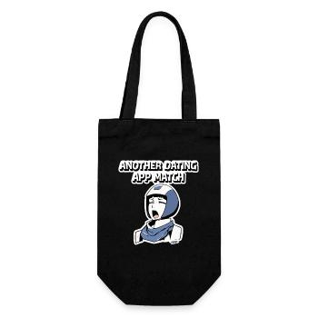 Another Dating App Match Cry Astronaut - Gift Bag for Bottles - black - Front