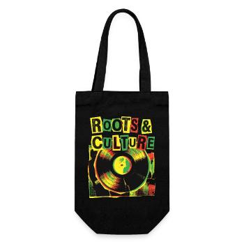 Roots And Culture Reggae - Geschenkbeutel für Flaschen - Schwarz - Vorne