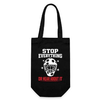 Hockey Goalie Gift Goalie Life Hockey Goalie - Gift Bag for Bottles - black - Front