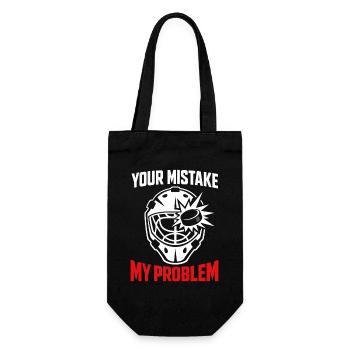 Hockey Goalie Gift Goalie Life Hockey Goalie - Gift Bag for Bottles - black - Front