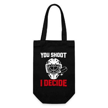 Hockey Goalie Gift Goalie Life Hockey Goalie - Gift Bag for Bottles - black - Front