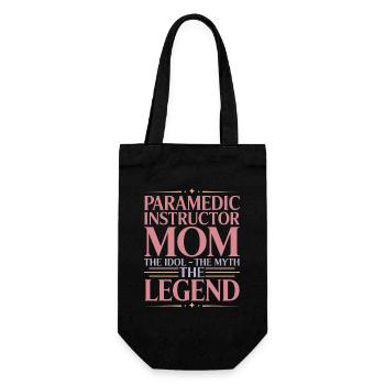 Paramedic Instructor Mom The Idol The EMS Trainer - Gift Bag for Bottles - black - Front