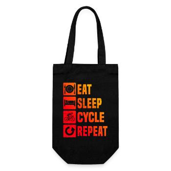 Gift idea for a road bike with road bike - Gift Bag for Bottles - black - Front