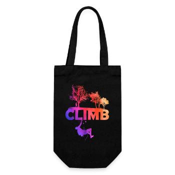 Silhouette de la pente de montée - Sac à bouteille - noir - Devant