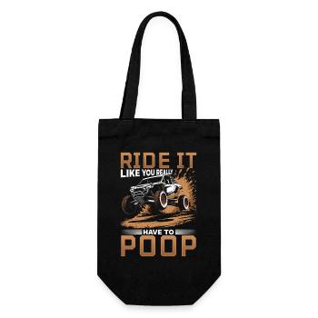 UTV Off Road Boy Men 4 Wheeler Side by side - Gift Bag for Bottles - black - Front