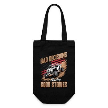 UTV Off Road Boy Men 4 Wheeler Side by side - Gift Bag for Bottles - black - Front