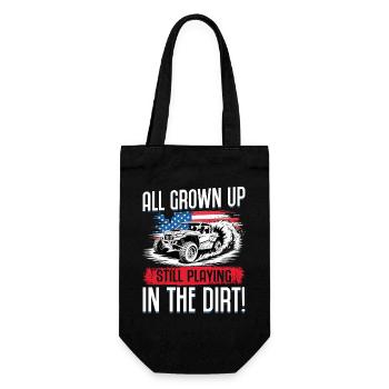 UTV Off Road Boy Men 4 Wheeler Side by side - Gift Bag for Bottles - black - Front
