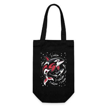 Chemise de baleine Orca Univers Mer - Sac à bouteille - noir - Devant