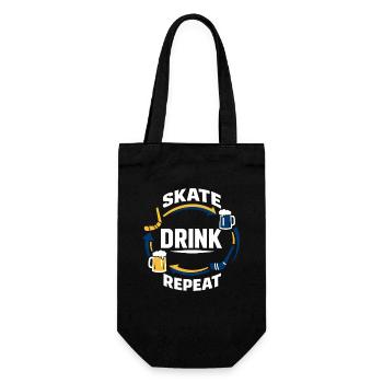 Ligue de la Bière Hockey Humour des joueurs drôles de hockey - Sac à bouteille - noir - Devant