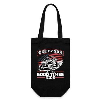 UTV Off Road Boy Men 4 Wheeler Side by side - Geschenkbeutel für Flaschen - Schwarz - Vorne