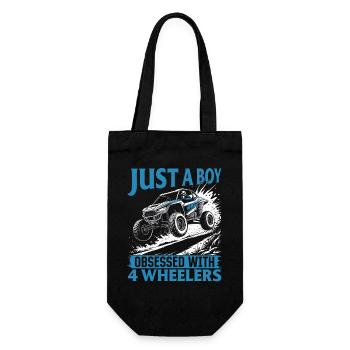 UTV Off Road Boy Men 4 Wheeler Side by side - Gift Bag for Bottles - black - Front