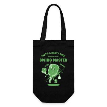 Maître de l’élancule du pickleball qui est un joueur de Dink Méchant - Sac à bouteille - noir - Devant