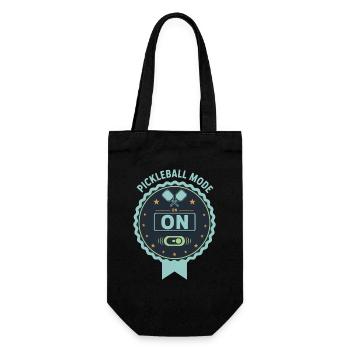 Mode pickleball drôle de joueur Pickleball activé - Sac à bouteille - noir - Devant