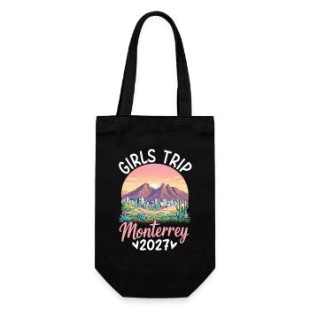 Monterrey Girls Trip 2027 - Gift Bag for Bottles - black - Front