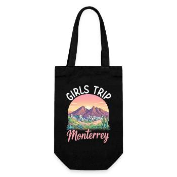 Monterrey Girls Trip - Geschenkbeutel für Flaschen - Schwarz - Vorne