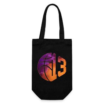 NUMMER 13 BASKETBALL 13. GEBURTSTAG - Geschenkbeutel für Flaschen - Schwarz - Vorne