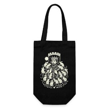 King Popiel And The Mice Legend - Gift Bag for Bottles - black - Front