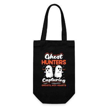 Dicton anglais d’Halloween de Chasseur de Fantômes - Sac à bouteille - noir - Devant