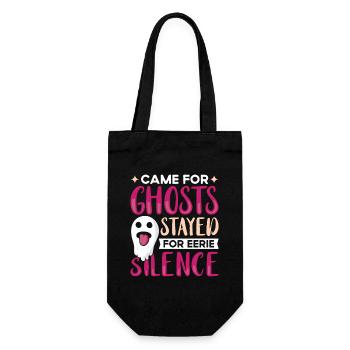 Dicton anglais d’Halloween de Chasseur de Fantômes - Sac à bouteille - noir - Devant
