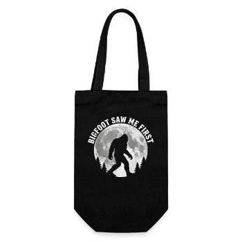 Bigfoot, Sasquatch, yéti, créatures cryptides, grand pied. - Sac à bouteille - noir - Devant