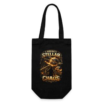Astronomy Astronomer - Gift Bag for Bottles - black - Front
