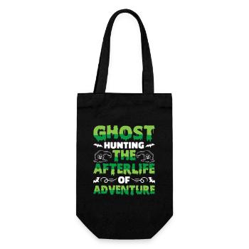 Dicton anglais d’Halloween de Chasseur de Fantômes - Sac à bouteille - noir - Devant