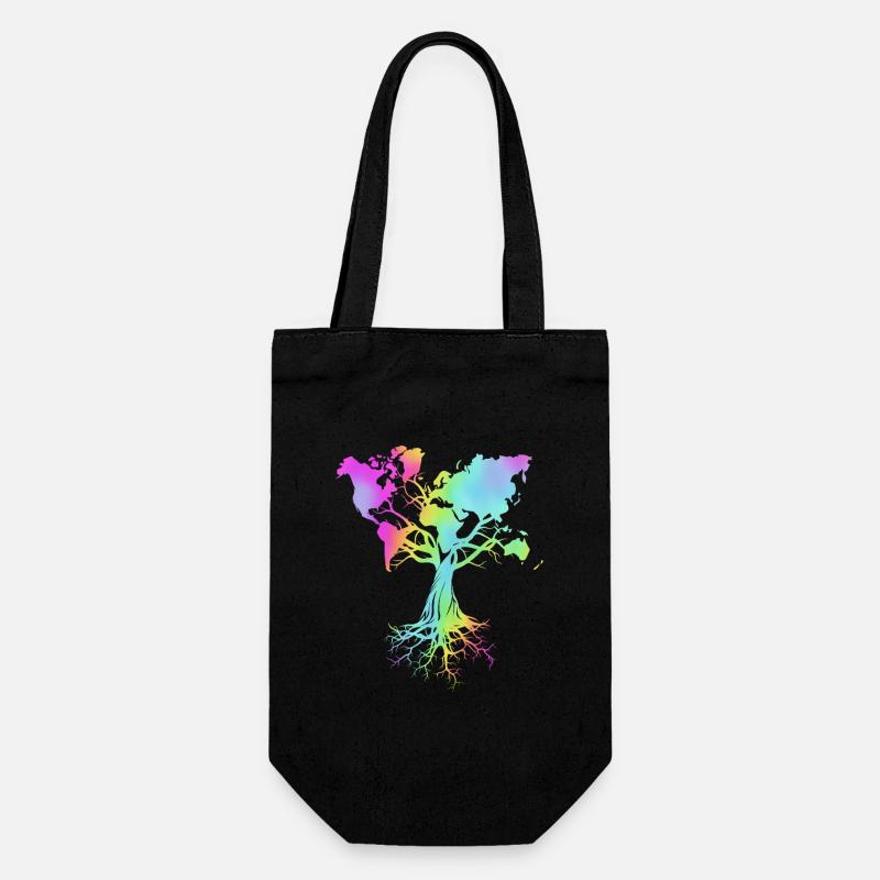 Geology Archaeology - Gift Bag for Bottles - black