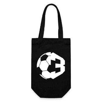 NO. 3 FOOTBALLER NUMBER 3 FOOTBALL 3RD BIRTHDAY - Gift Bag for Bottles - black - Front
