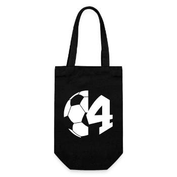 NON. 4 FOOTBALLEUR NUMÉRO 4 FOOTBALL 4E ANNIVERSAIRE - Sac à bouteille - noir - Devant